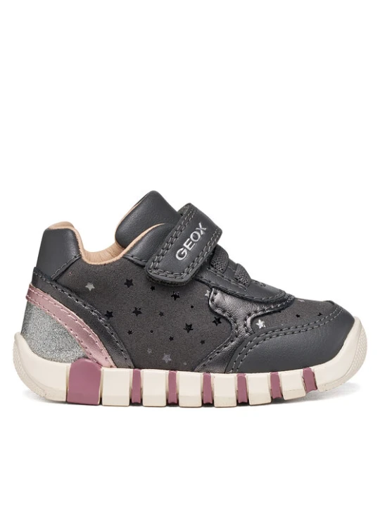 Zdjęcie produktu Geox Sneakersy B Iupidoo Girl B5658B 0DHBC C0710 Szary ciemny