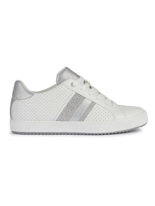 Zdjęcie produktu Geox Sneakersy "Blomiee" w kolorze srebrno-białym rozmiar: 37