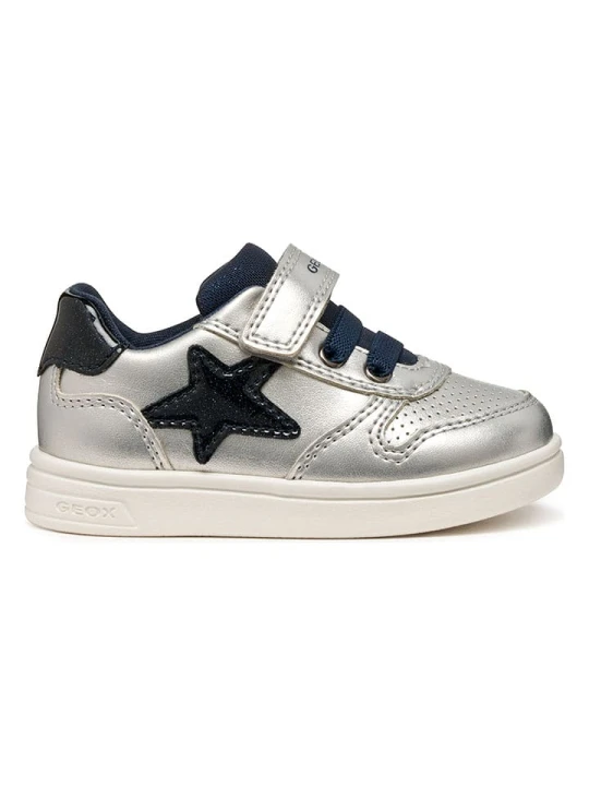 Zdjęcie produktu Geox Sneakersy "DJRock" w kolorze srebrnym rozmiar: 22
