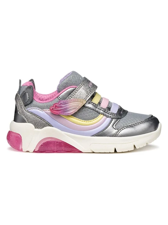 Zdjęcie produktu Geox Sneakersy "Fadinlight" w kolorze srebrnym rozmiar: 31