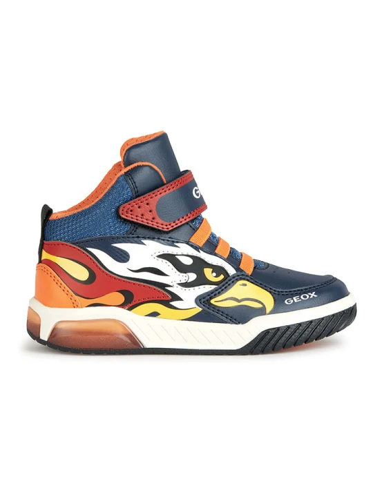 Zdjęcie produktu Geox Sneakersy "Inek" w kolorze granatowo-pomarańczowym rozmiar: 35