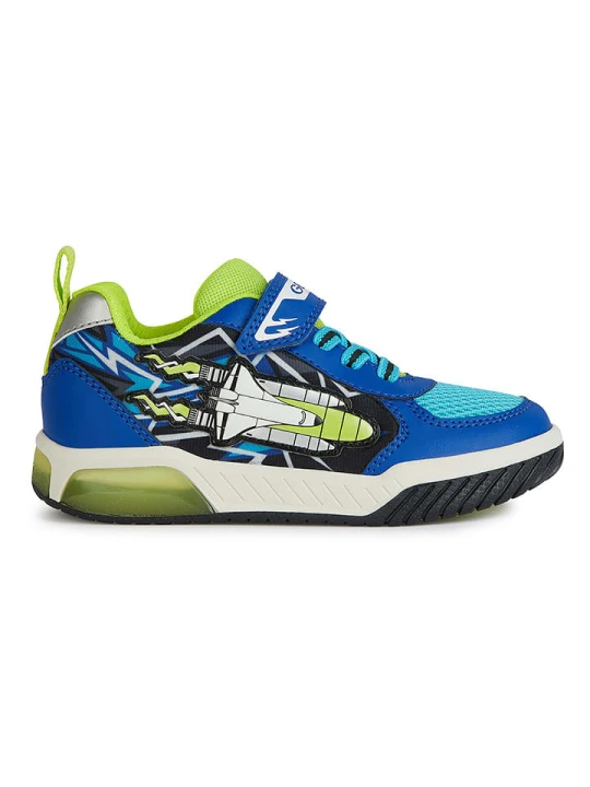 Zdjęcie produktu Geox Sneakersy "Lights - Inek" w kolorze niebiesko-zielonym rozmiar: 35
