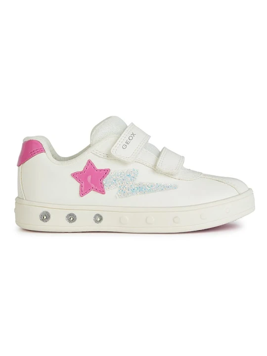 Zdjęcie produktu Geox Sneakersy "Lights - Skylin" w kolorze białym rozmiar: 34
