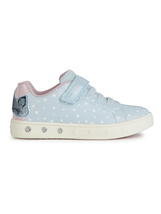 Zdjęcie produktu Geox Sneakersy "Lights - Skylin" w kolorze błękitnym rozmiar: 30