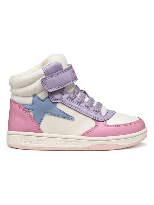 Zdjęcie produktu Geox Sneakersy "Maltin" w kolorze jasnoróżowo-kremowym rozmiar: 32