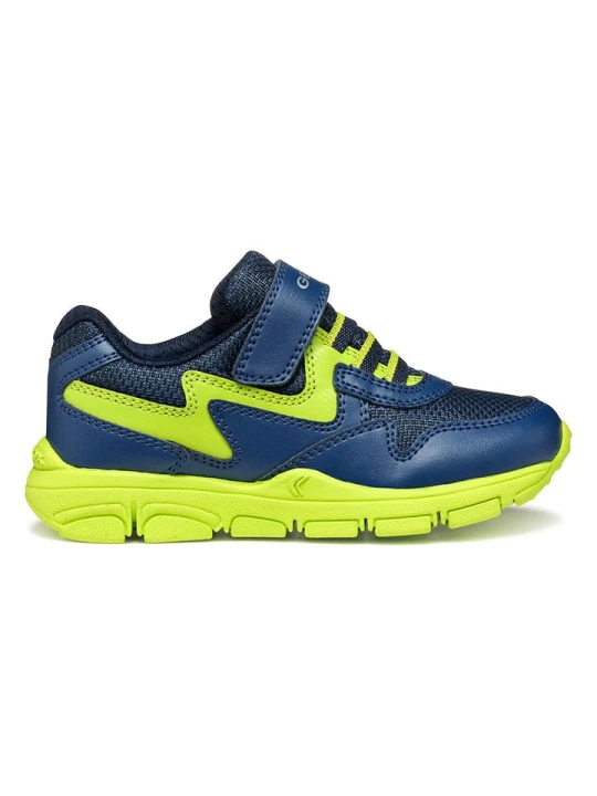 Zdjęcie produktu Geox Sneakersy "New Torque" w kolorze granatowo-zielonym rozmiar: 29