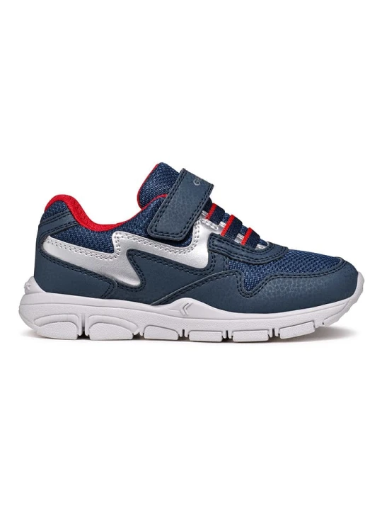 Zdjęcie produktu Geox Sneakersy "New Torque" w kolorze srebrno-granatowym rozmiar: 36