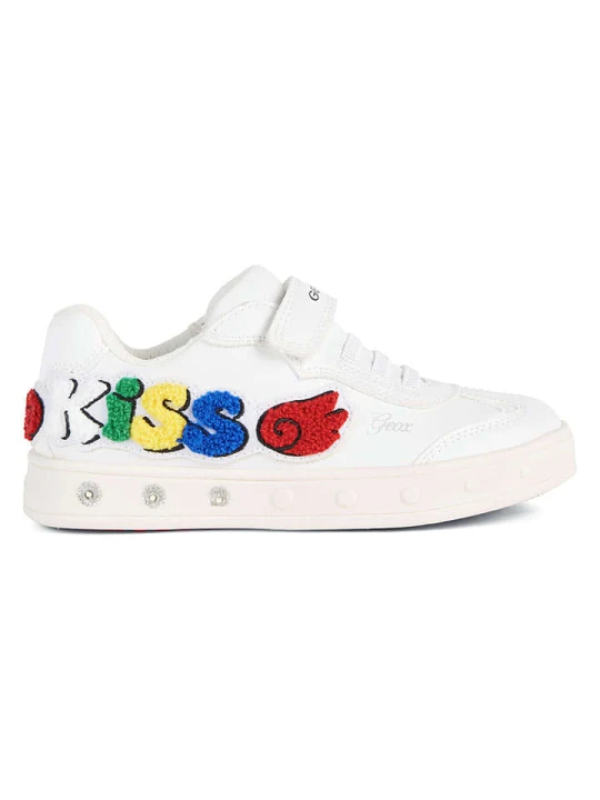 Zdjęcie produktu Geox Sneakersy "Skylin" w kolorze białym ze wzorem rozmiar: 31
