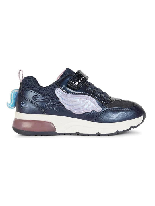 Zdjęcie produktu Geox Sneakersy "Spaceclub" w kolorze granatowo-różowym rozmiar: 30