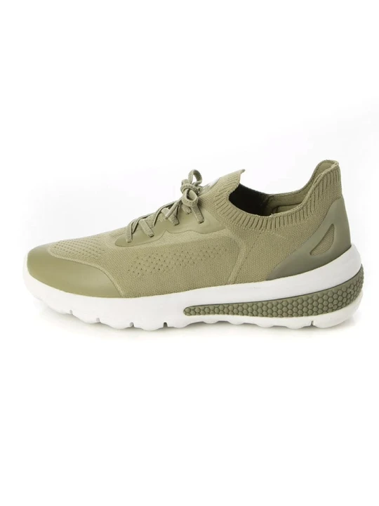 Zdjęcie produktu Geox Sneakersy "Spherica Actif" w kolorze biało-oliwkowym rozmiar: 39