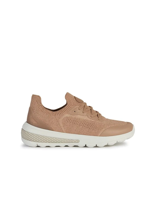 Zdjęcie produktu Geox Sneakersy "Spherica Actif" w kolorze jasnobrązowym rozmiar: 38