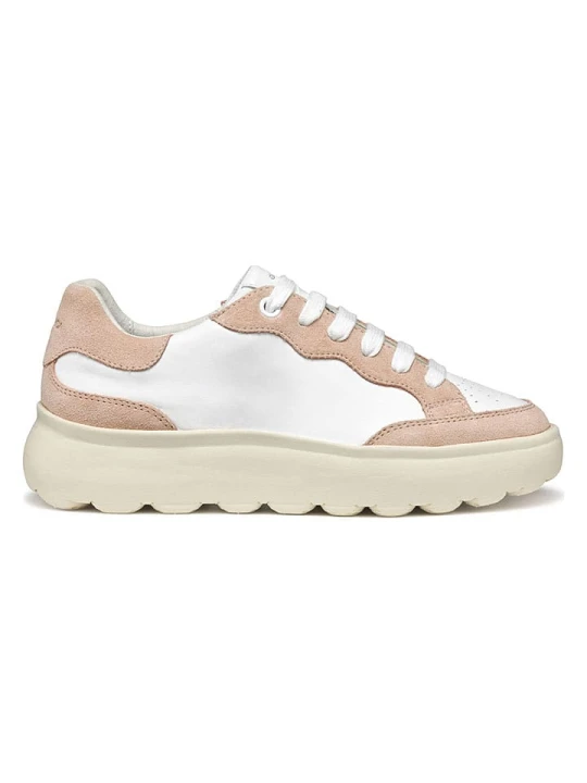 Zdjęcie produktu Geox Sneakersy "Spherica EC4" w kolorze biało-jasnoróżowym rozmiar: 36