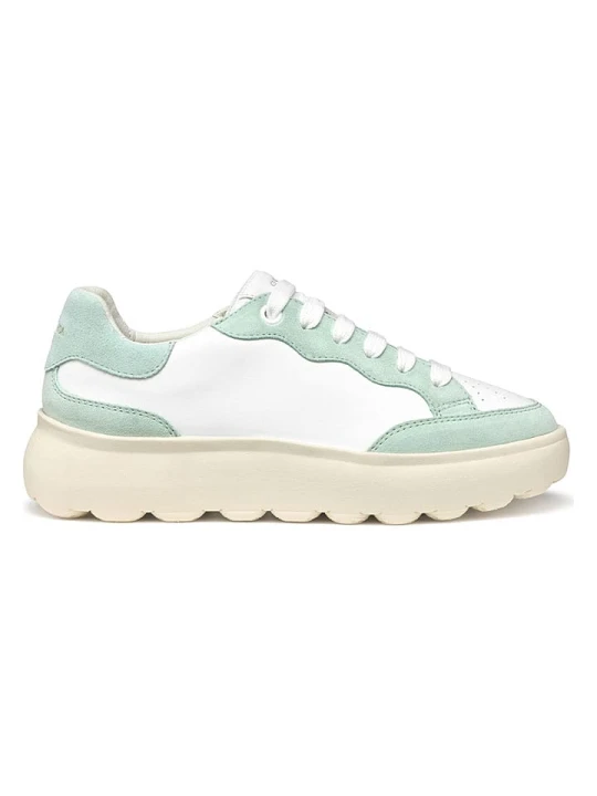 Zdjęcie produktu Geox Sneakersy "Spherica EC4" w kolorze biało-zielonym rozmiar: 40
