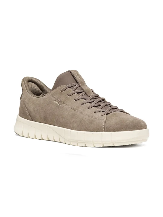 Zdjęcie produktu Geox U FLEXTRIDE PLUS sneakersy męskie zamszowe brązowy