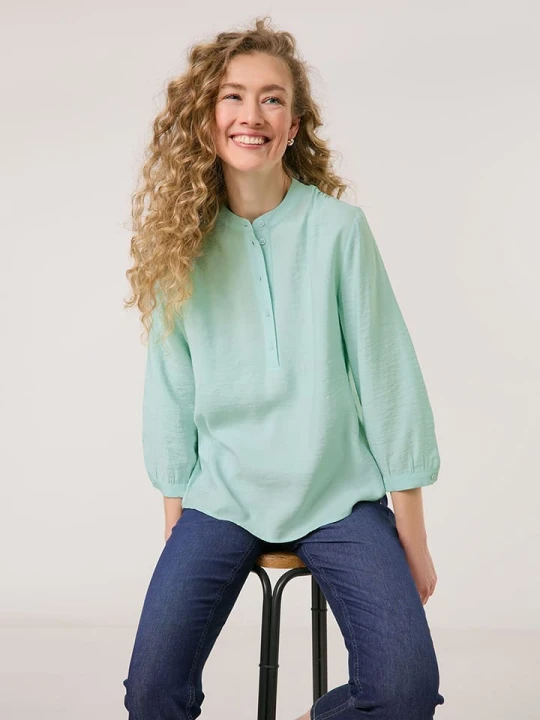 Zdjęcie produktu Gerry Weber Bluzka w kolorze błękitnym rozmiar: 40