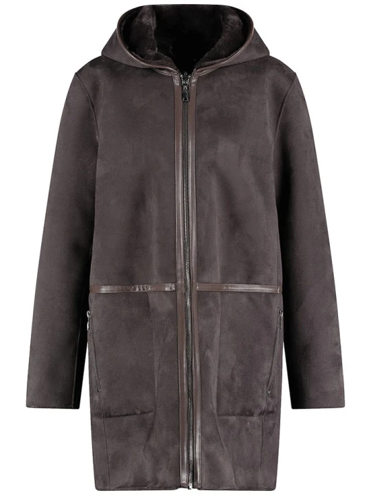Zdjęcie produktu Gerry Weber Płaszcz przejściowy w kolorze ciemnobrązowym rozmiar: 42