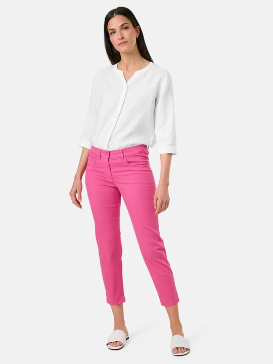 Zdjęcie produktu Gerry Weber Rybaczki dżinsowe w kolorze różowym rozmiar: 38