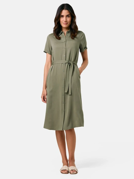 Zdjęcie produktu Gerry Weber Sukienka w kolorze khaki rozmiar: 44