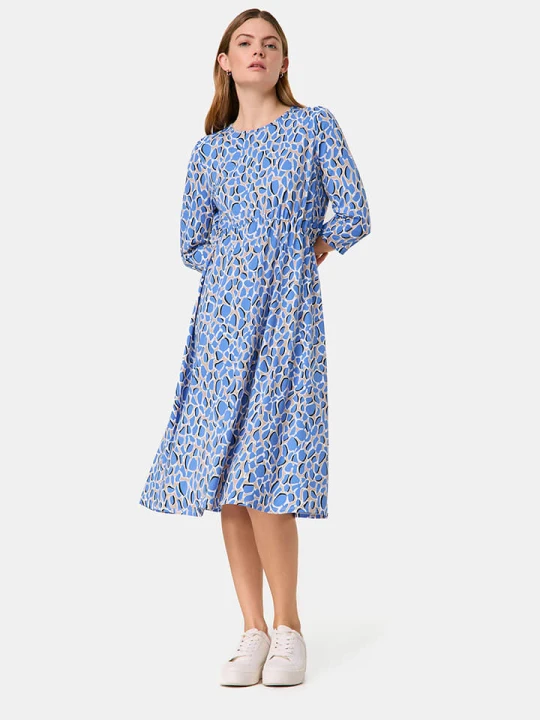 Zdjęcie produktu Gerry Weber Sukienka w kolorze niebiesko-beżowym rozmiar: 42