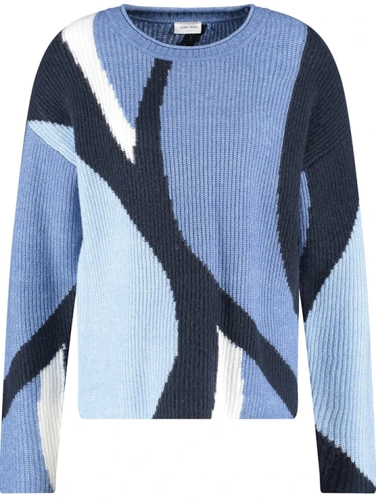 Zdjęcie produktu Gerry Weber Sweter w kolorze błękitno-granatowym rozmiar: 44