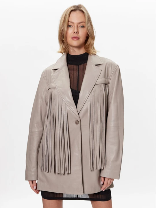 Zdjęcie produktu Gestuz Marynarka Avivagz 10906967 Szary Regular Fit