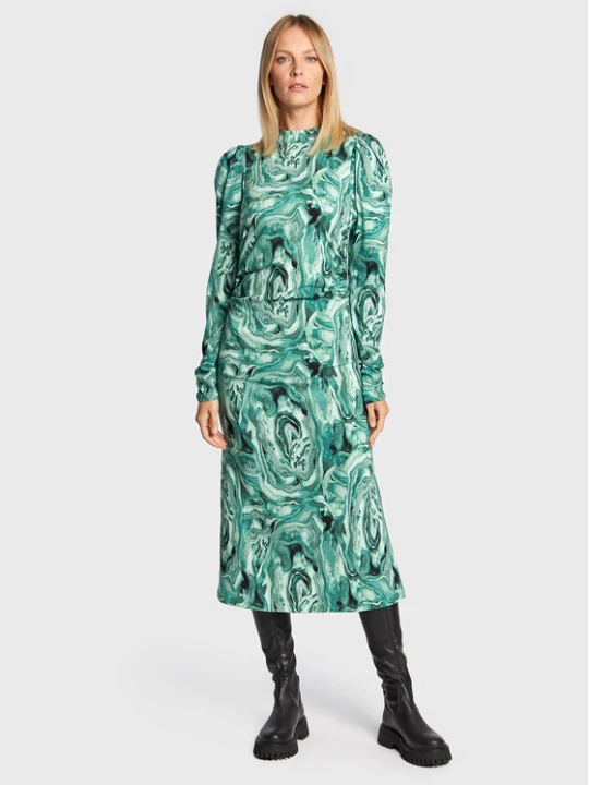 Zdjęcie produktu Gestuz Sukienka koktajlowa Ravagz 10906551 Zielony Slim Fit