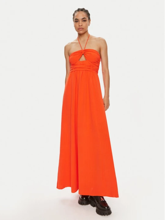 Zdjęcie produktu Gestuz Sukienka letnia Alicia 10909081 Pomarańczowy Slim Fit