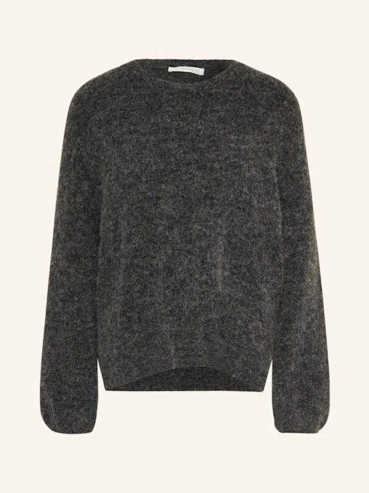 Zdjęcie produktu Gestuz Sweter Gzalpha Z Dodatkiem Alpaki grau CZIEMNOSZARY