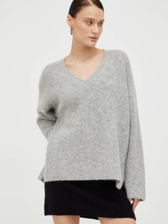 Zdjęcie produktu Gestuz sweter wełniany szary