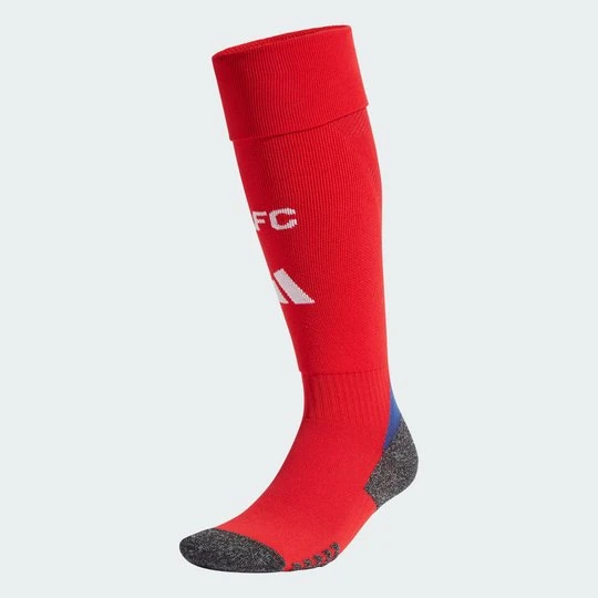 Zdjęcie produktu Getry Arsenal 24/25 Home Adidas Better Scarlet