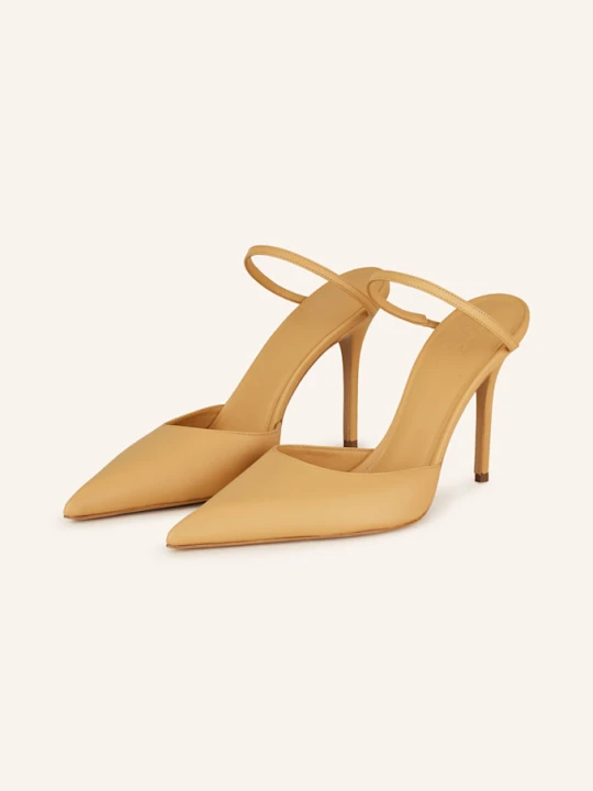 Zdjęcie produktu Gia Borghini Klapki Typu Mules beige KONIAKOWY
