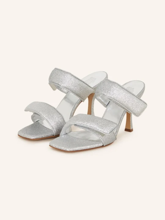 Zdjęcie produktu Gia Borghini Mules Perni 03 silber SREBRNY
