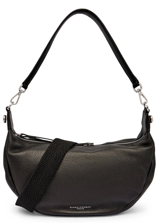 Zdjęcie produktu GIANNI CHIARINI Skórzana hobo AISHA czarny