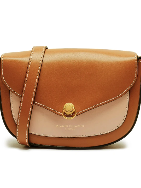 Zdjęcie produktu GIANNI CHIARINI Skórzana listonoszka Isa camel