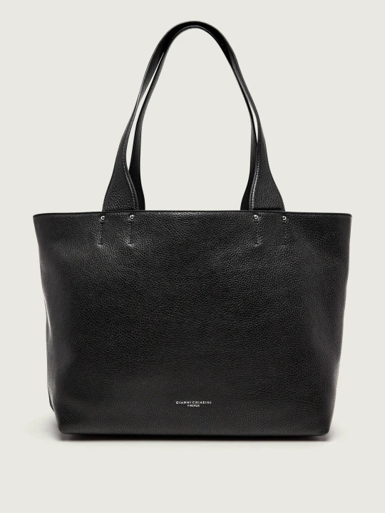 Zdjęcie produktu GIANNI CHIARINI Skórzana shopperka Barbara czarny