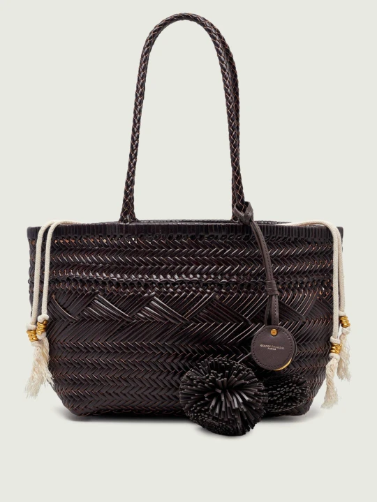 Zdjęcie produktu GIANNI CHIARINI Skórzana shopperka PALOMA brązowy