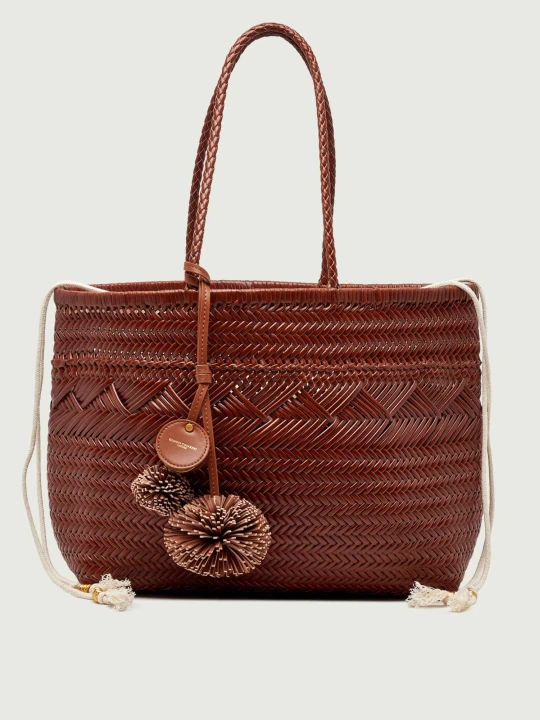 Zdjęcie produktu GIANNI CHIARINI Skórzana shopperka Paloma koniakowy