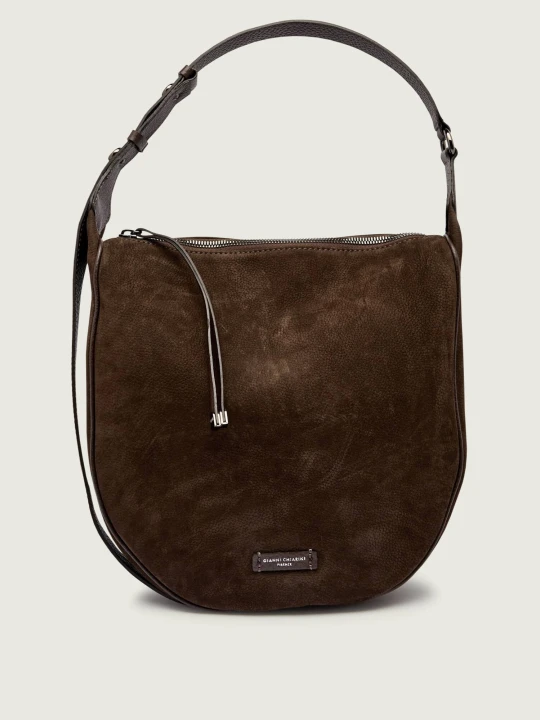 Zdjęcie produktu GIANNI CHIARINI Skórzana torebka na ramię CHARLOTTE brązowy