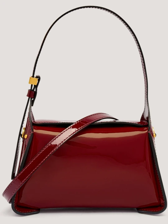 Zdjęcie produktu GIANNI CHIARINI Skórzana torebka na ramię Penelope bordowy