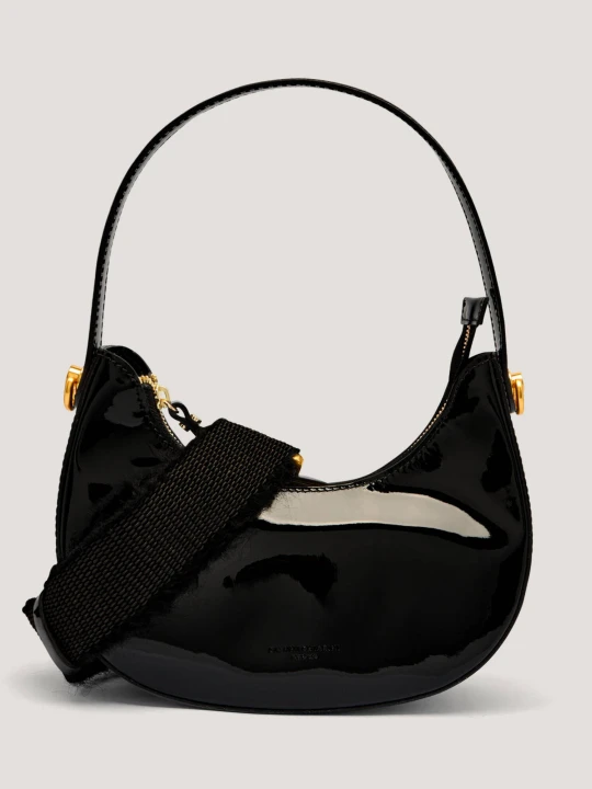 Zdjęcie produktu GIANNI CHIARINI Skórzane hobo Keyla czarny