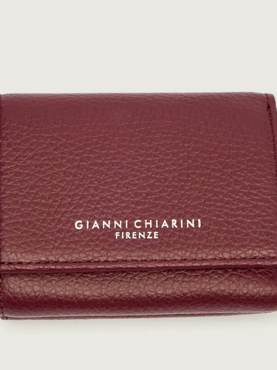 Zdjęcie produktu GIANNI CHIARINI Skórzany portfel NEW IN bordowy