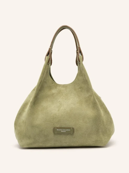 Zdjęcie produktu Gianni Chiarini Torba Worek Dua Medium Z Saszetką gruen CAMELOWY