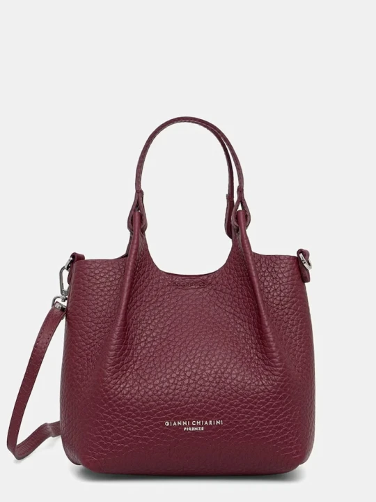 Zdjęcie produktu Gianni Chiarini torebka crossbody damska skórzana DUA bordowy