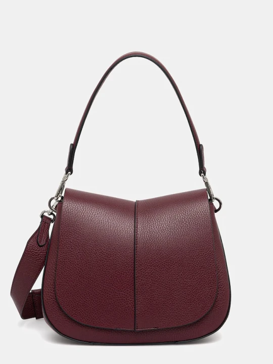 Zdjęcie produktu Gianni Chiarini torebka crossbody damska skórzana HELENA ROUND bordowy