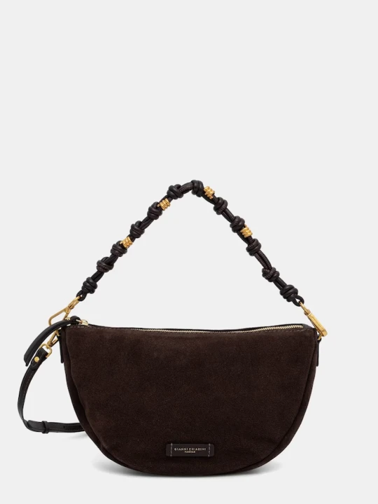 Zdjęcie produktu Gianni Chiarini torebka crossbody damska zamszowa CLEO brązowy