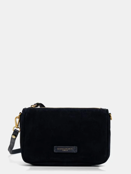 Zdjęcie produktu Gianni Chiarini torebka crossbody damska zamszowa NORA POUCH granatowy