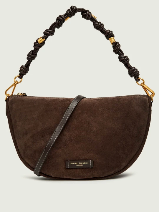 Zdjęcie produktu GIANNI CHIARINI Torebka na ramię Cleo | zamsz brązowy