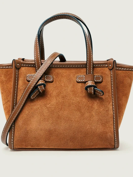 Zdjęcie produktu GIANNI CHIARINI Torebka na ramię MARCELLA | zamsz camel