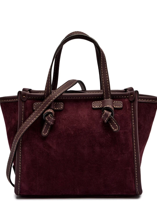 Zdjęcie produktu GIANNI CHIARINI Torebka na ramię MARCELLA | zamsz bordowy