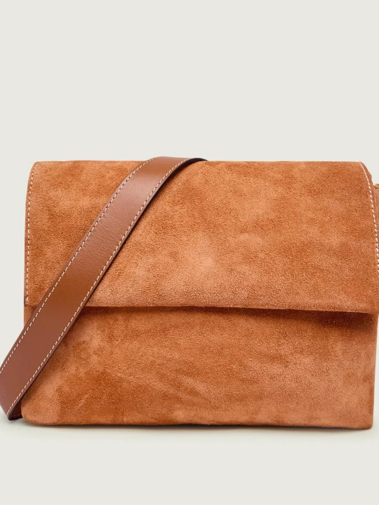 Zdjęcie produktu GIANNI CHIARINI Torebka na ramię THREE | zamsz camel